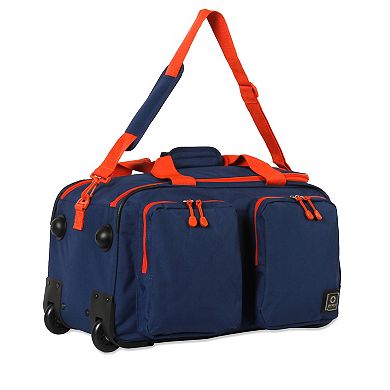 J World Duane Carry-On Wheeled Duffel Bag