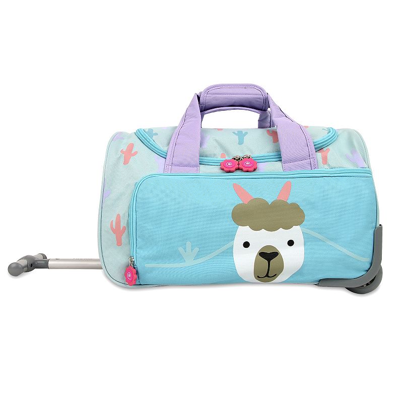 J World Kids' Wheeled Duffel Bag, Llama