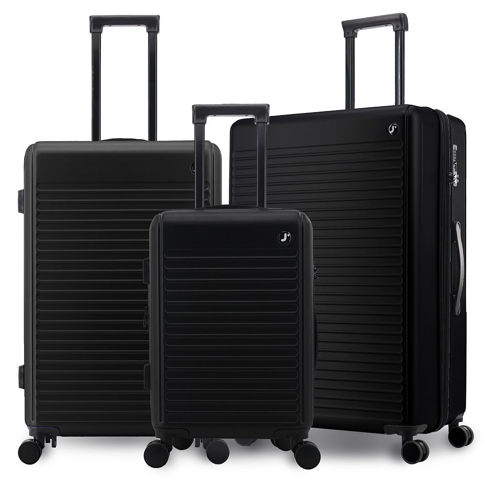 ノワール J World North 3-piece Hardside Spinner Luggage Set