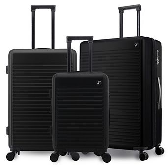 J World North 3 pc Hardside Spinner Luggage Set