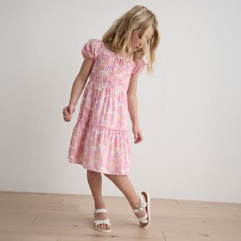 Girls 4-12 Jumping Beans® Smocked Puff Sleeve Dress