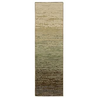 StyleHaven Ryder Abstract Ombre Hi-low Pile Fringed Edge Area Rug