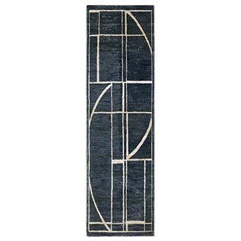 StyleHaven Ryder Geometric Hi-low Pile Fringed Edge Area Rug
