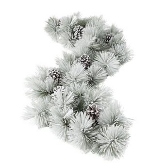 Sullivan's 72" Artificial Flocked Pinecones Christmas Garland
