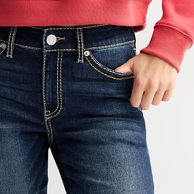 Juniors' Project Indigo Low-Rise Fashion Bootcut Jeans