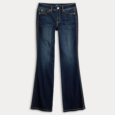 Juniors' Project Indigo Low-Rise Fashion Bootcut Jeans