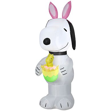 Airblown® Inflatable Snoopy with Woodstock in Easter Egg