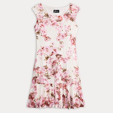 Women's Studio Connection Lace Flounce Dress