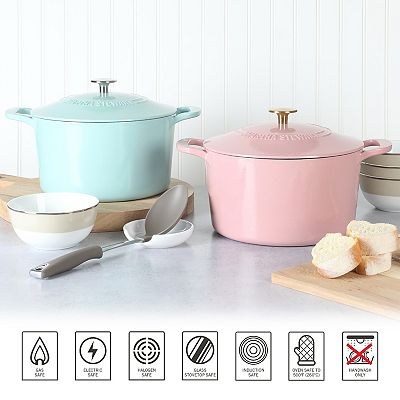 Martha Stewart Gatwick Ombre Enameled Cast Iron Dutch Oven