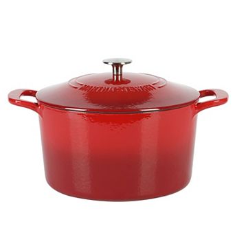 Martha Stewart Gatwick Ombre 7-qt Enameled Cast Iron Dutch Oven