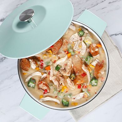 Martha Stewart Eastholm 5 Qt. Enameled Cast Iron Dutch Oven