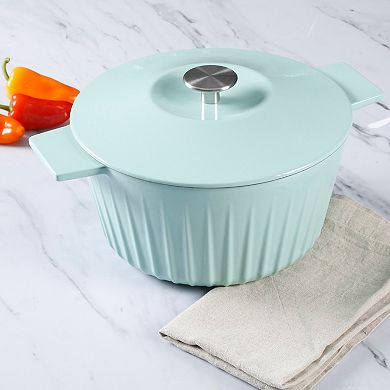 Martha Stewart Eastholm 5 Qt. Enameled Cast Iron Dutch Oven