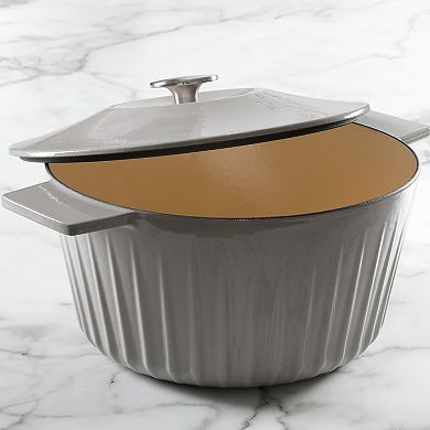 Martha Stewart Eastholm 3 Qt. Enameled Cast Iron Dutch Oven with Lid