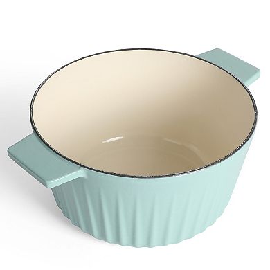 Martha Stewart Eastholm 3 Qt. Enameled Cast Iron Dutch Oven with Lid