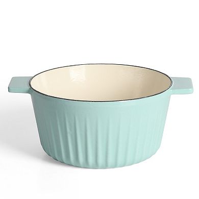 Martha Stewart Eastholm 3 Qt. Enameled Cast Iron Dutch Oven with Lid