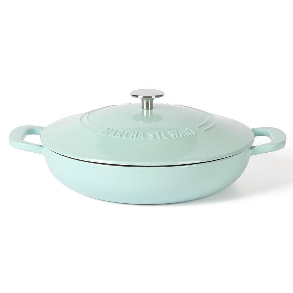 Martha Stewart 3.5 Qt. Enameled Cast Iron Dutch Oven Braiser