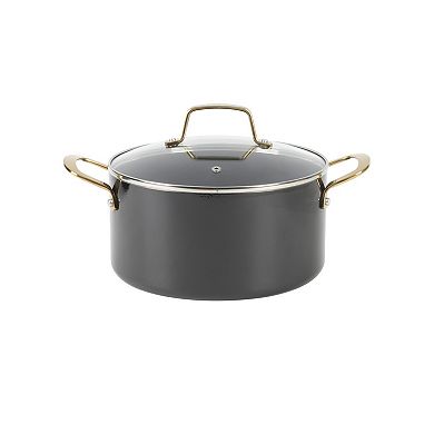Martha Stewart 14-Piece Nonstick Heavy-Gauge Aluminum Cookware & Utensil Combo Set