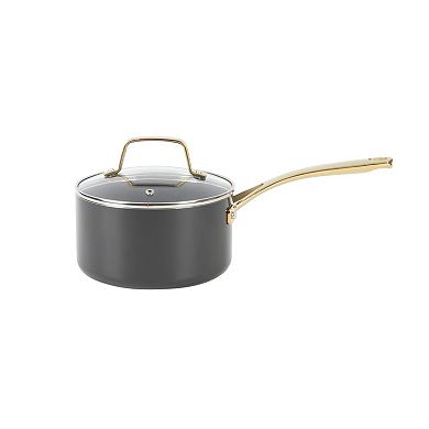 Martha Stewart 14-Piece Nonstick Heavy-Gauge Aluminum Cookware & Utensil Combo Set