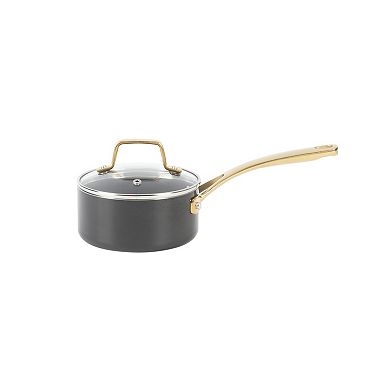 Martha Stewart 14-Piece Nonstick Heavy-Gauge Aluminum Cookware & Utensil Combo Set