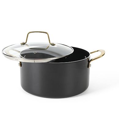 Martha Stewart 14-Piece Nonstick Heavy-Gauge Aluminum Cookware & Utensil Combo Set