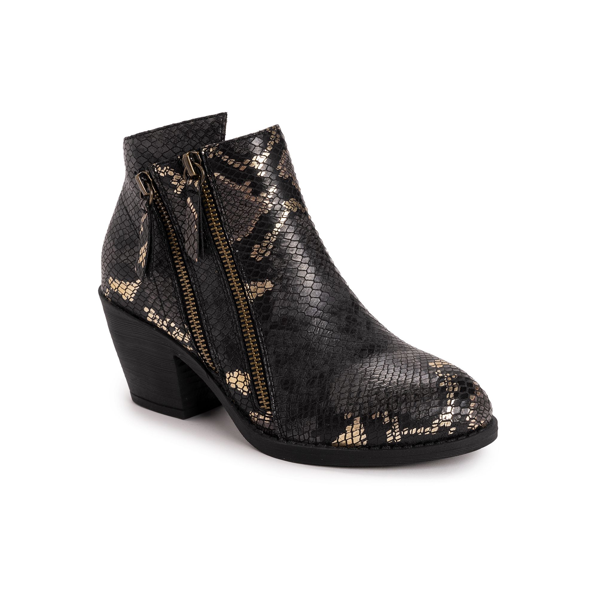 MUK LUKS Yellowstone Yardley Womens Boots, Size: 6, Black Snake