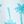 Light Blue Palm Tree