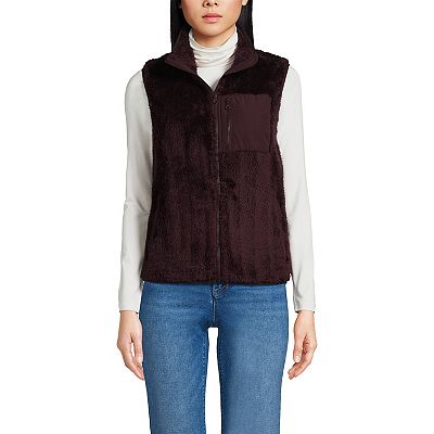 Fleece Vest Lands End Ladies Vests Lands' End Women's Plus Size