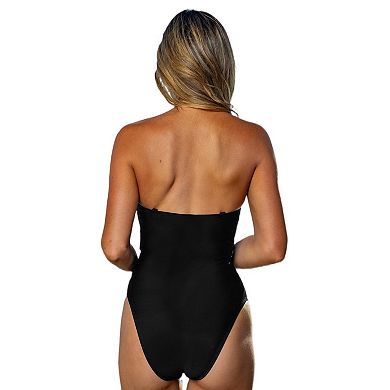Juniors' CUPSHE Cheeky One-Piece Swimsuit