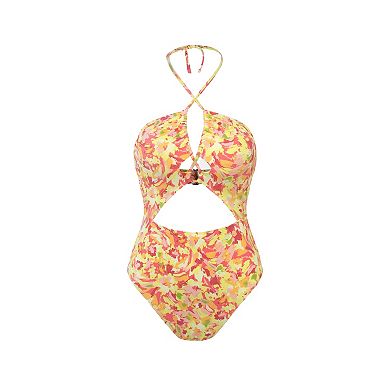 Women's CUPSHE JoJo Dazed Strappy Cutout One-Piece Swimsuit