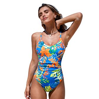 Women's Cupshe Crossback One-Piece Swimsuit