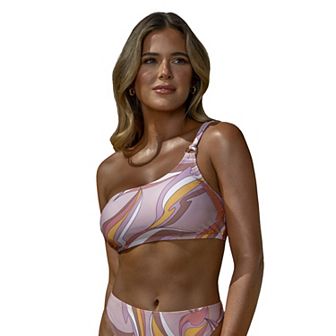 Women's Cupshe Retro One Shoulder Bikini Top