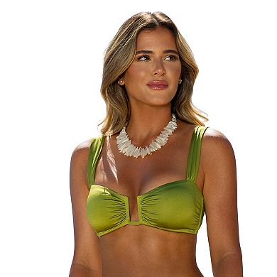 Women's Cupshe U Wire Bikini Swim Top