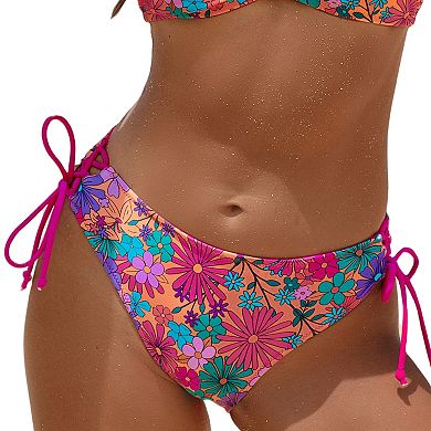 Women's Cupshe Side Tie Reversible Bikini Bottom