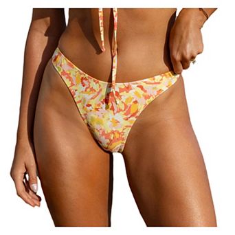 Women's Cupshe Daze Ultra Cheeky Swim Bikini Bottoms
