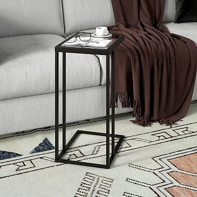 Finley & Sloane Alexis 16" Wide Rectangular Side Table