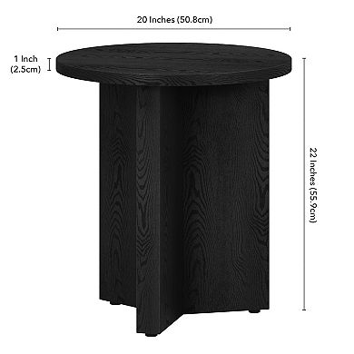 Finley & Sloane Anders 20-in. Wide Round Side Table