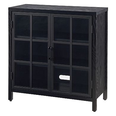 Finley & Sloane Bennett 32" Wide Rectangular Accent Cabinet