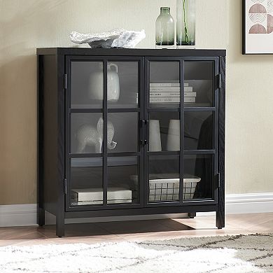 Finley & Sloane Bennett 32" Wide Rectangular Accent Cabinet
