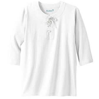 Kingsize Men's Big & Tall Gauze Lace-up Shirt