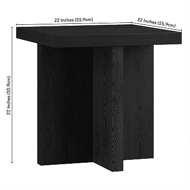 Finley & Sloane Elna 22-in. Wide Square Side Table