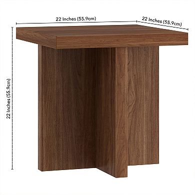 Finley & Sloane Elna 22-in. Wide Square Side Table