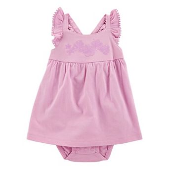Baby Girl Carter's Pom Pom Sunsuit