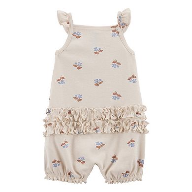 Baby Girl Carter's Floral Ruffle Romper