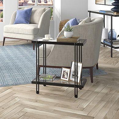 Finley & Sloane Inez 24" Wide Rectangular Side Table
