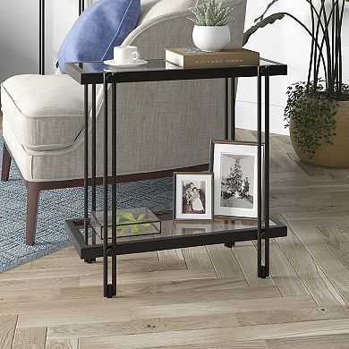 Finley & Sloane Inez 24" Wide Rectangular Side Table