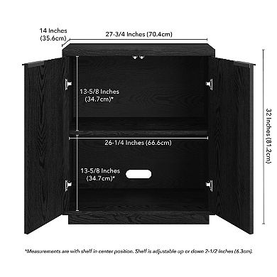 Finley & Sloane Mansfield 28" Wide Rectangular Accent Cabinet