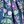 Floral Blue Check
