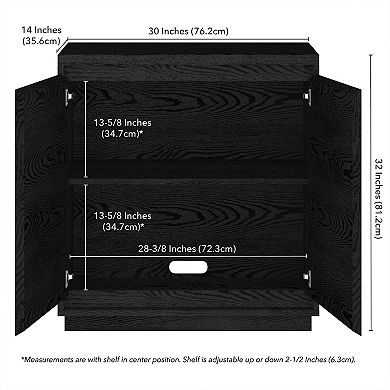 Finley & Sloane Presque 30" Wide Rectangular Accent Cabinet