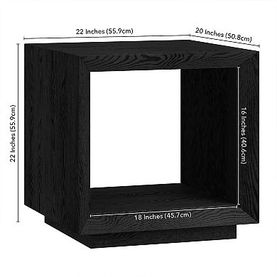 Finley & Sloane Tannen Wide Rectangular Side Table