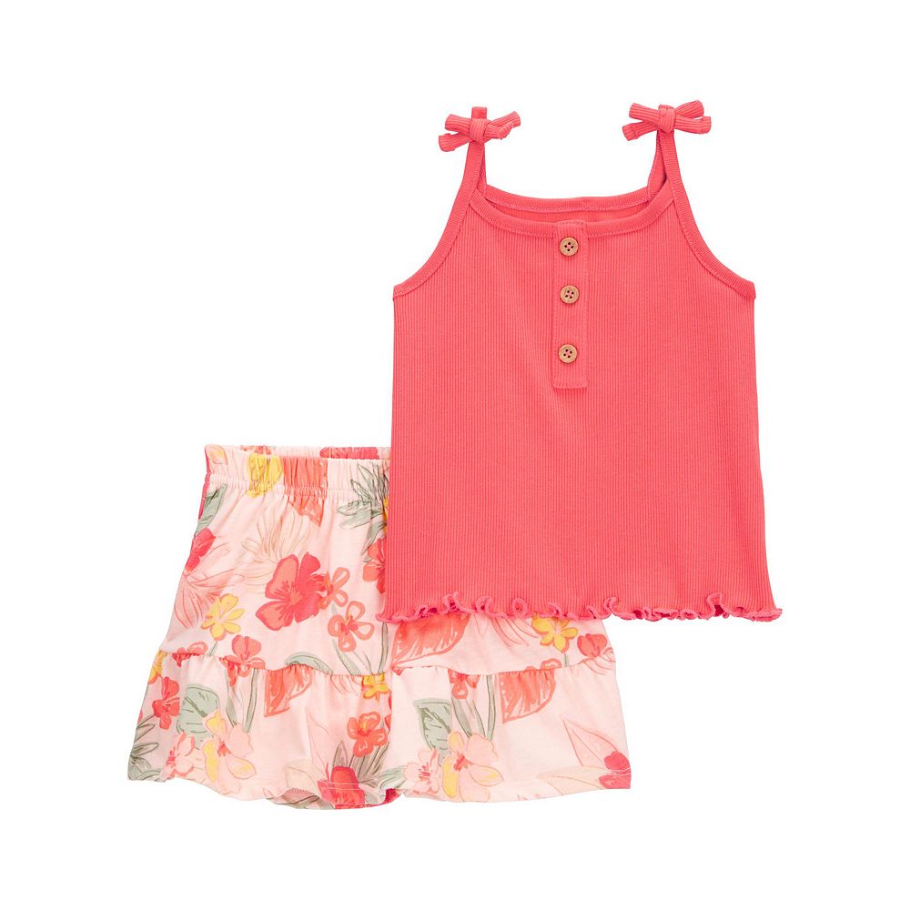 Carter's Baby Girl Blue Beach Vibes Top